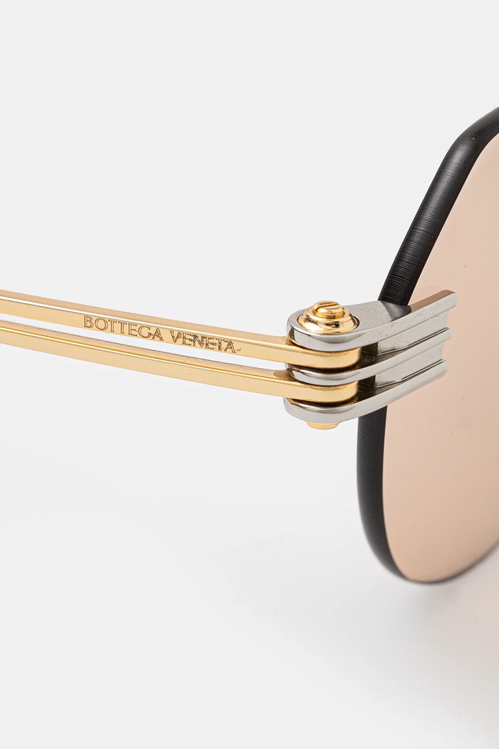 Bottega Veneta occhiali da sole BV1342S argento