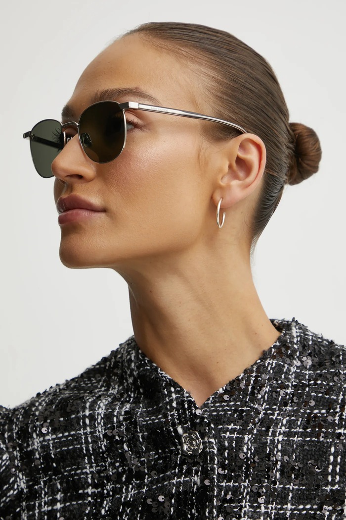 Doplnky Slnečné okuliare Saint Laurent SL.747 strieborná