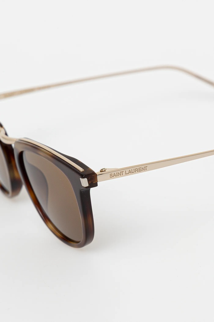 Okulary przeciwsłoneczne Saint Laurent brązowy SL.753