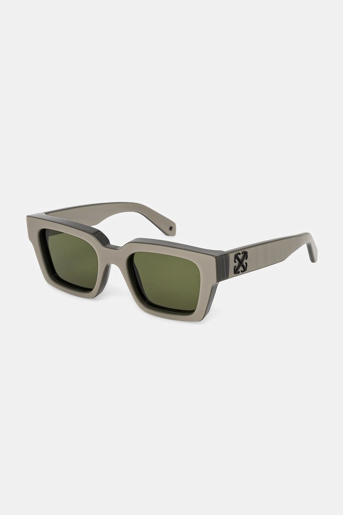 Off-White okulary przeciwsłoneczne prostokątne beżowy OERI126.536E55