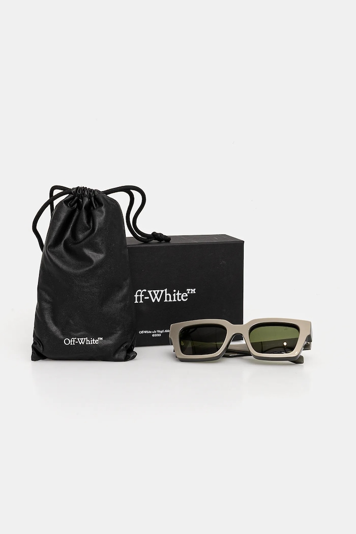 Off-White okulary przeciwsłoneczne beżowy OERI126.536E55