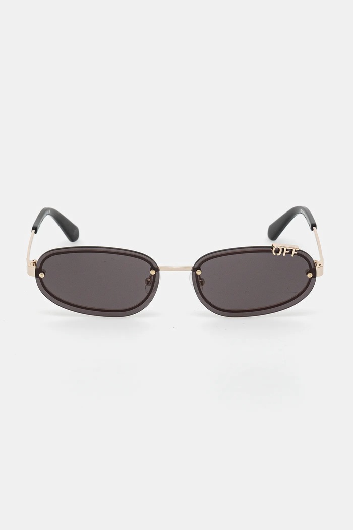 Off-White okulary przeciwsłoneczne OERI13M.607607 czarny AA00