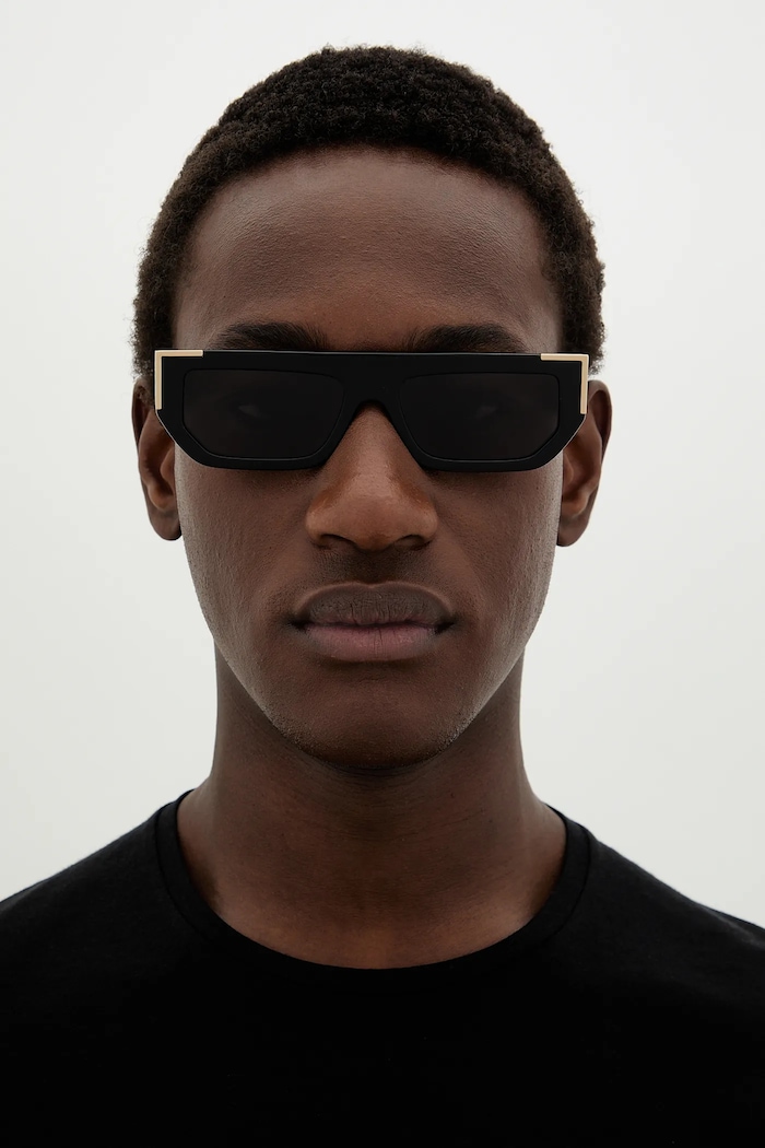 Palm Angels okulary przeciwsłoneczne czarny PERI098.551007