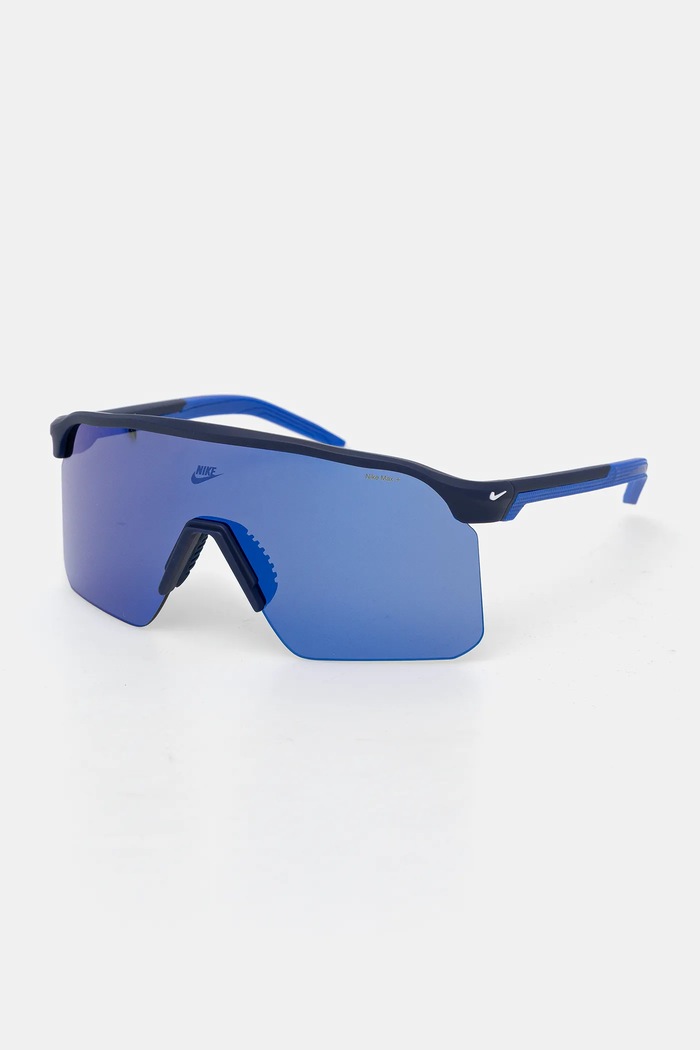 Nike Okulary przeciwsłoneczne EXPEDITION SHIELD granatowy IB6562X