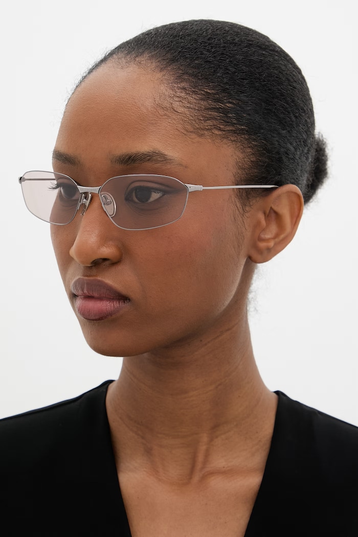 Accesorii Balenciaga ochelari de soare BB0412S argintiu