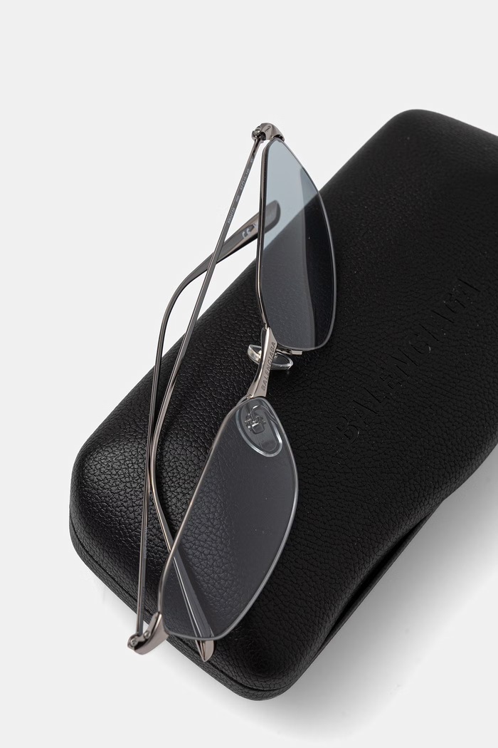 Balenciaga ochelari de soare BB0412S argintiu