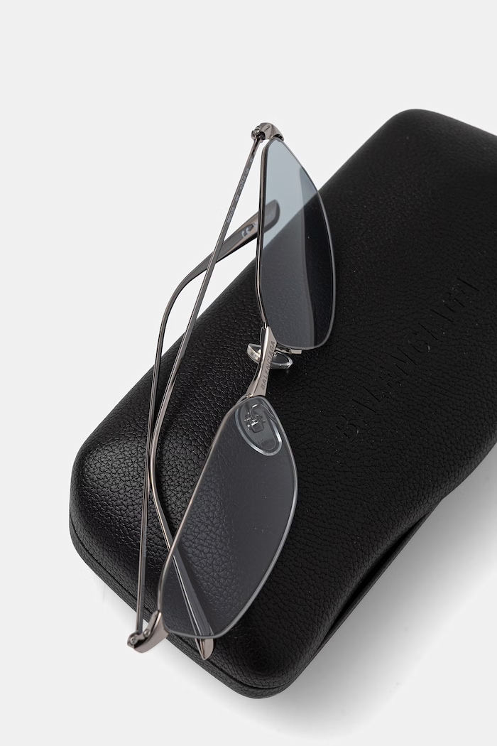 Balenciaga ochelari de soare BB0412S argintiu