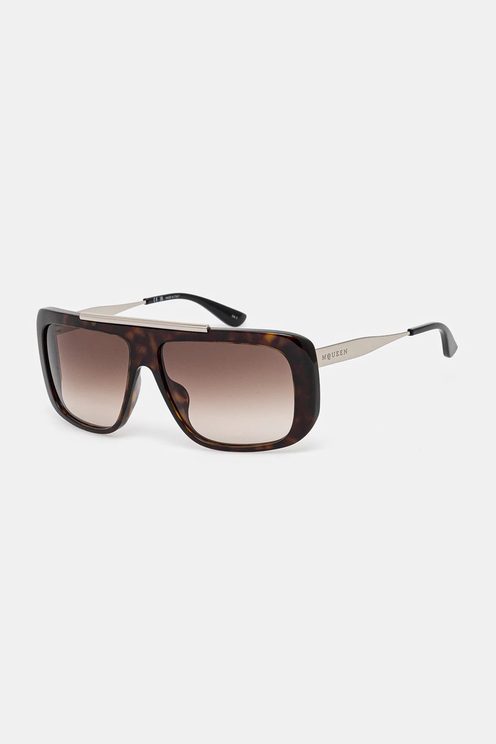 Alexander McQueen napszemüveg aviator narancssárga AM0492S