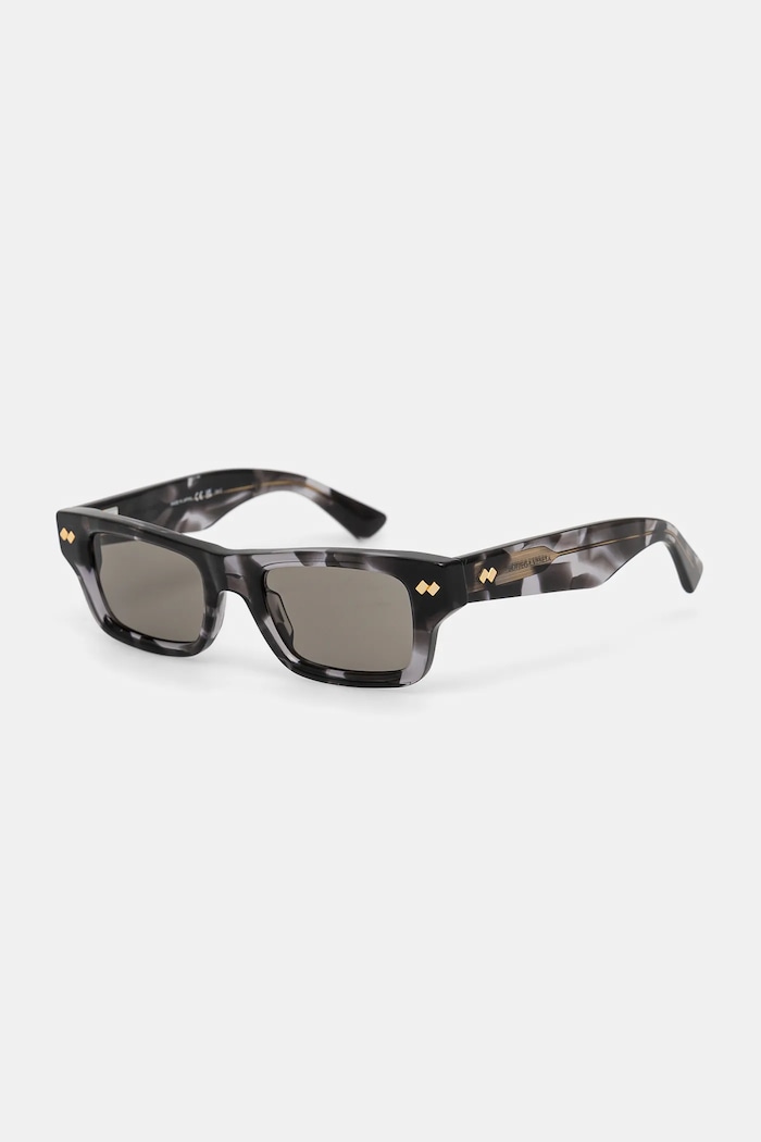 Γυαλιά Bottega Veneta απλό με λεπτομέρεια πορτοκαλί BV1351S