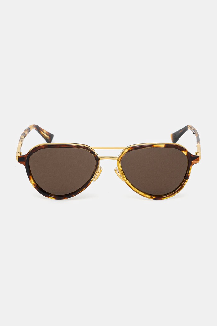 Bottega Veneta okulary BV1373S złoty AA00