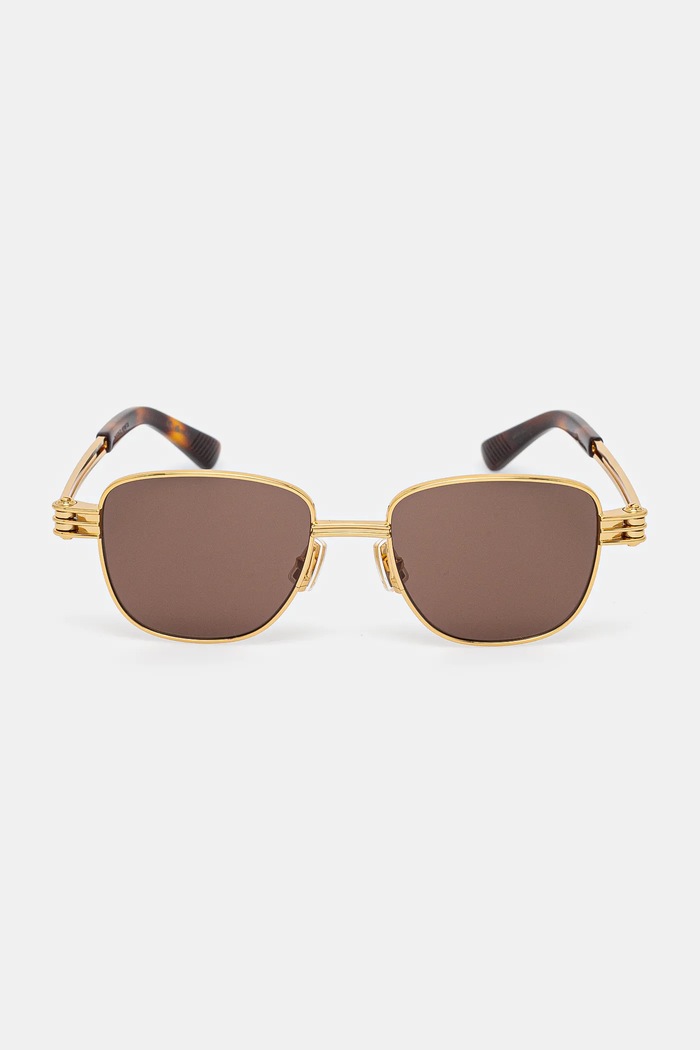Bottega Veneta okulary złoty BV1380S