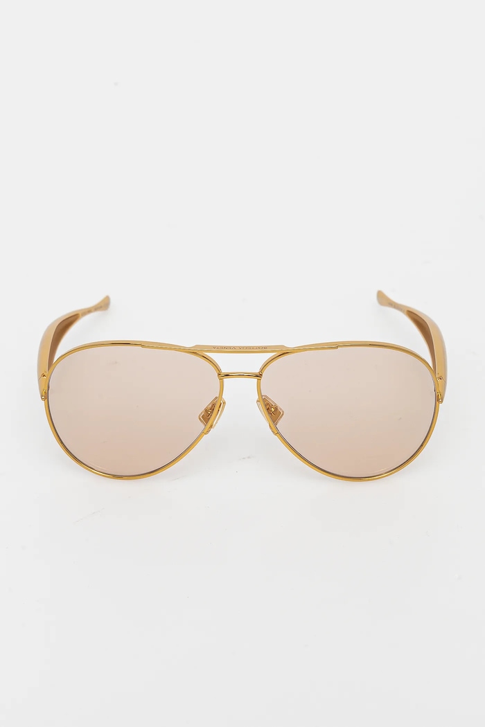 Bottega Veneta occhiali da sole BV1305S oro AA00