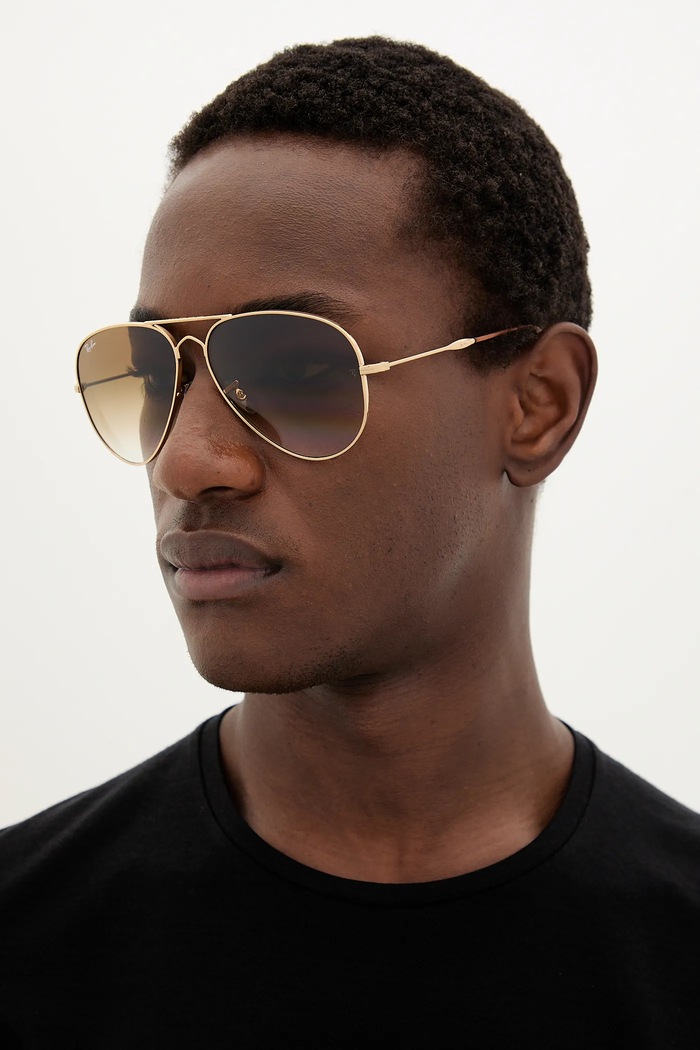 Slnečné okuliare Ray-Ban 0RB3825.001/51 zlatá AA00