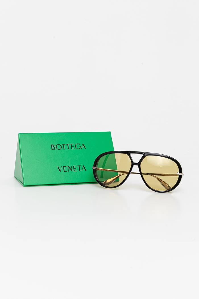 Bottega Veneta pilotky pánské černá BV1274S