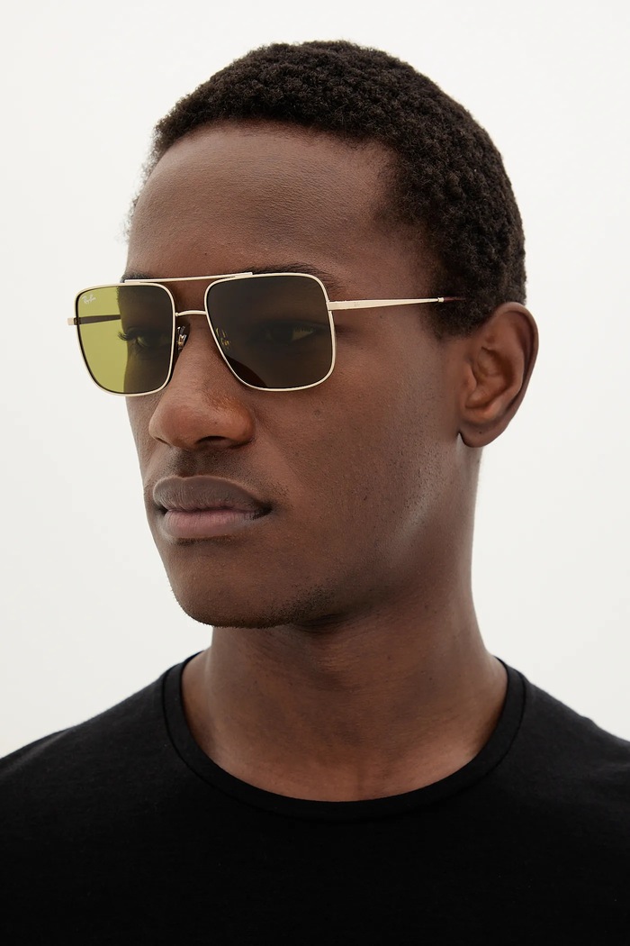 Γυαλιά ηλίου Ray-Ban 0RB3758 χρυσαφί AA00