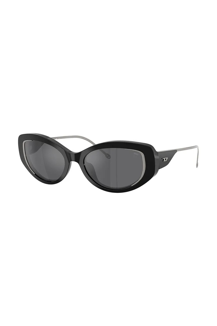 Diesel ochelari de soare ochi de pisică negru 0DL2001MU