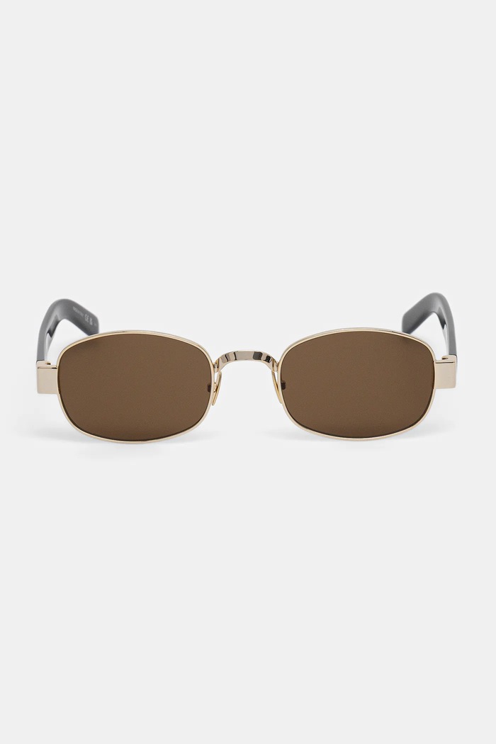 Slnečné okuliare Saint Laurent zlatá SL.706