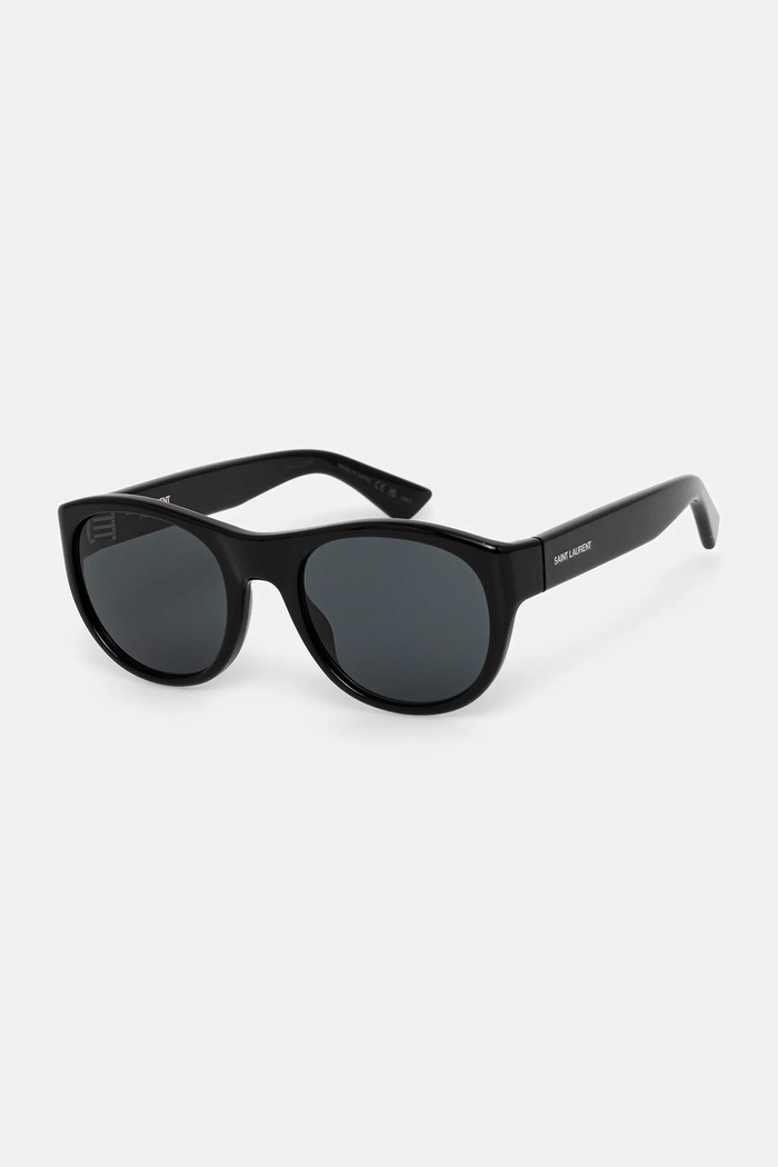 Saint Laurent okulary przeciwsłoneczne MAXIME jednolita czarny SL.798.MAXIME