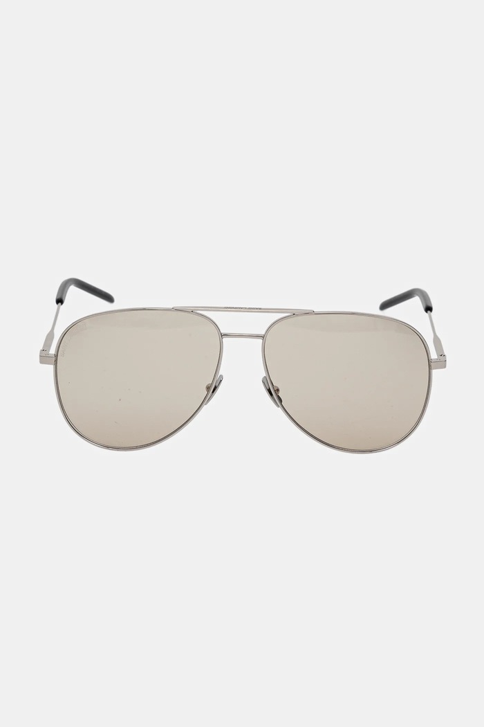 Saint Laurent okulary przeciwsłoneczne srebrny CLASSIC.11