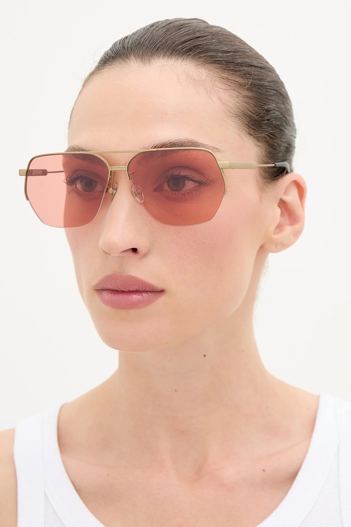 Doplňky Sluneční brýle Jacquemus AVIADOR JAC67C5SUN růžová