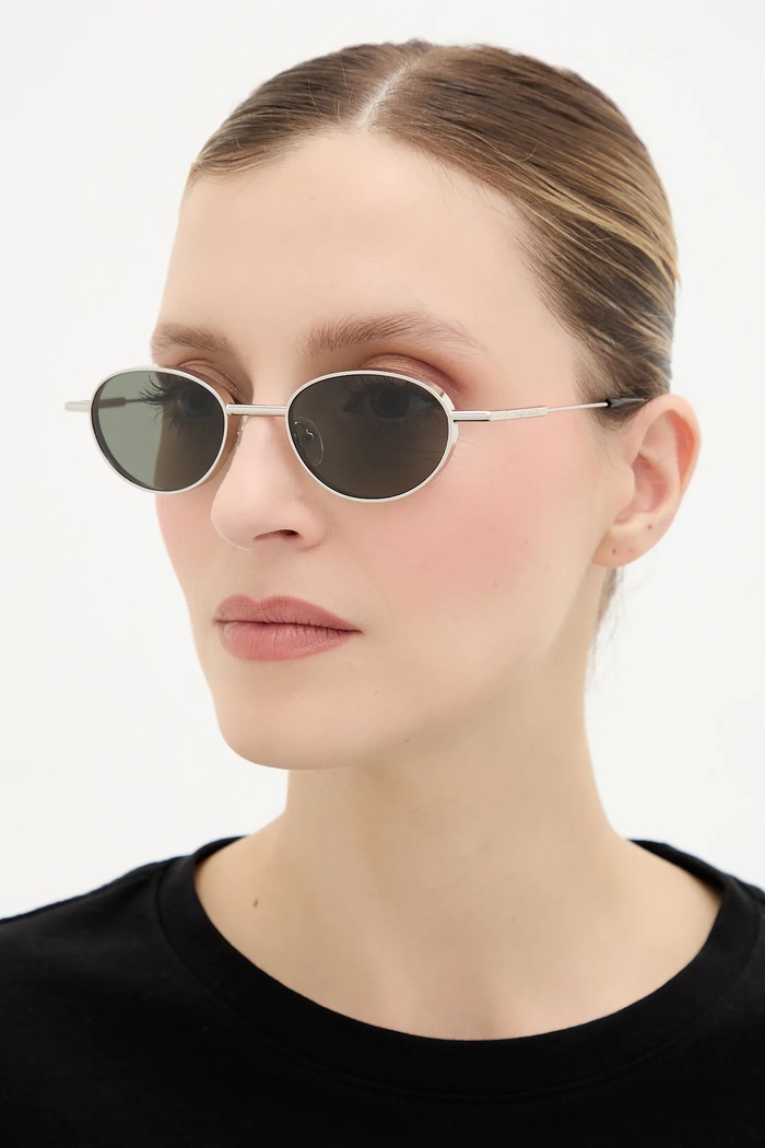 Accesorii Alexander McQueen ochelari de soare AM0523S argintiu