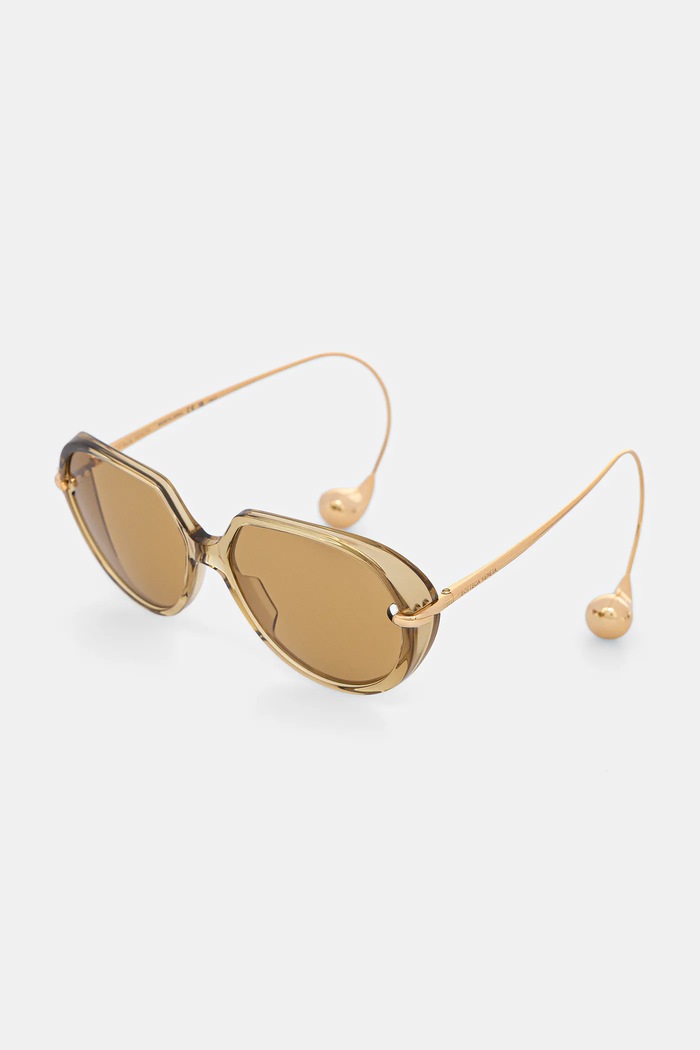 Bottega Veneta ochelari de soare geometric aur BV1436S