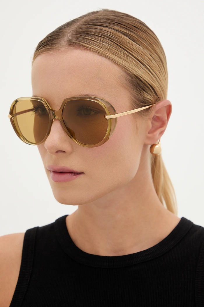 Accesorii Bottega Veneta ochelari de soare BV1436S aur