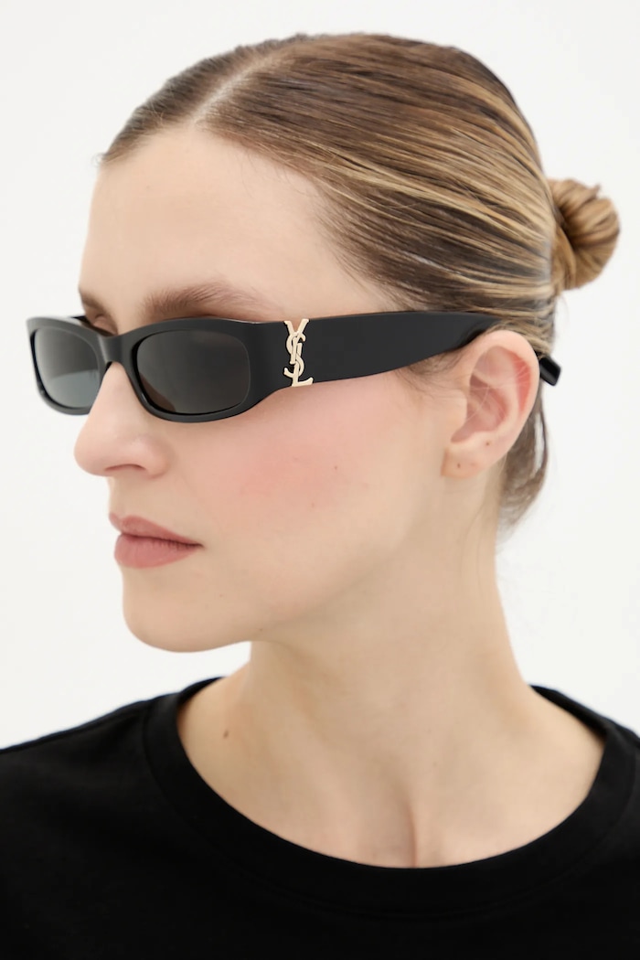 Dodatki Sončna očala Saint Laurent SL.M152 črna