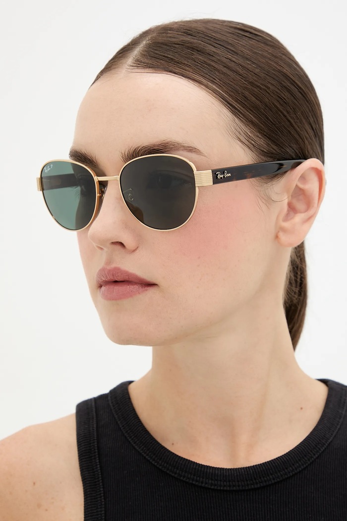 Doplňky Sluneční brýle Ray-Ban 0RB3766CH zlatá
