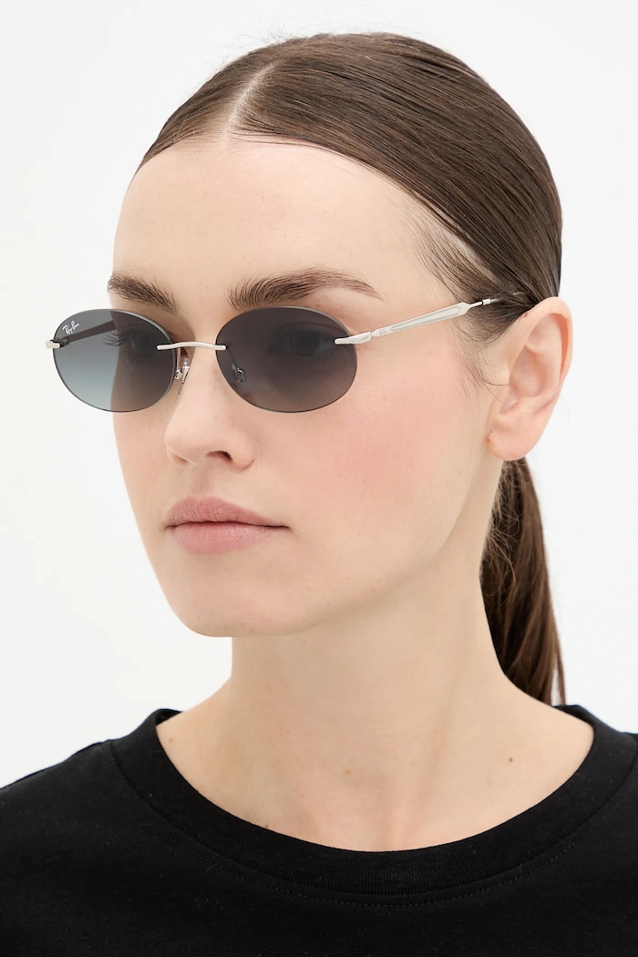 Аксесуари Ray-Ban сонцезахисні окуляри 0RB3767 срібний