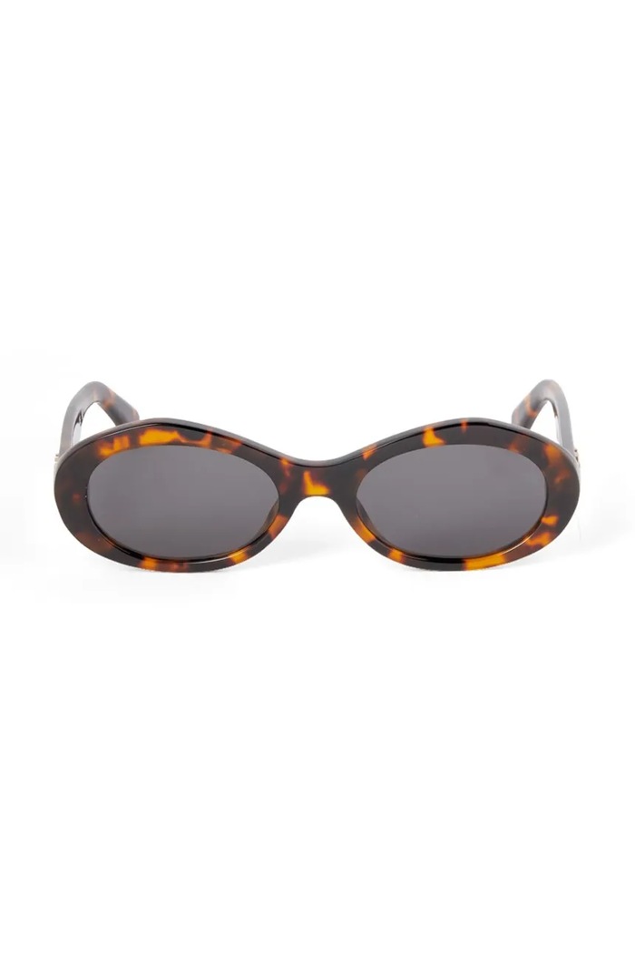 Off-White okrogla sončna očala rjava OERI13G.556007