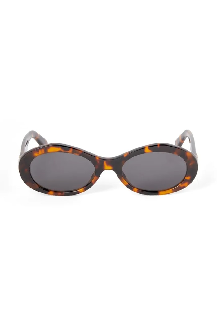 Off-White okrogla sončna očala rjava OERI13G.556007