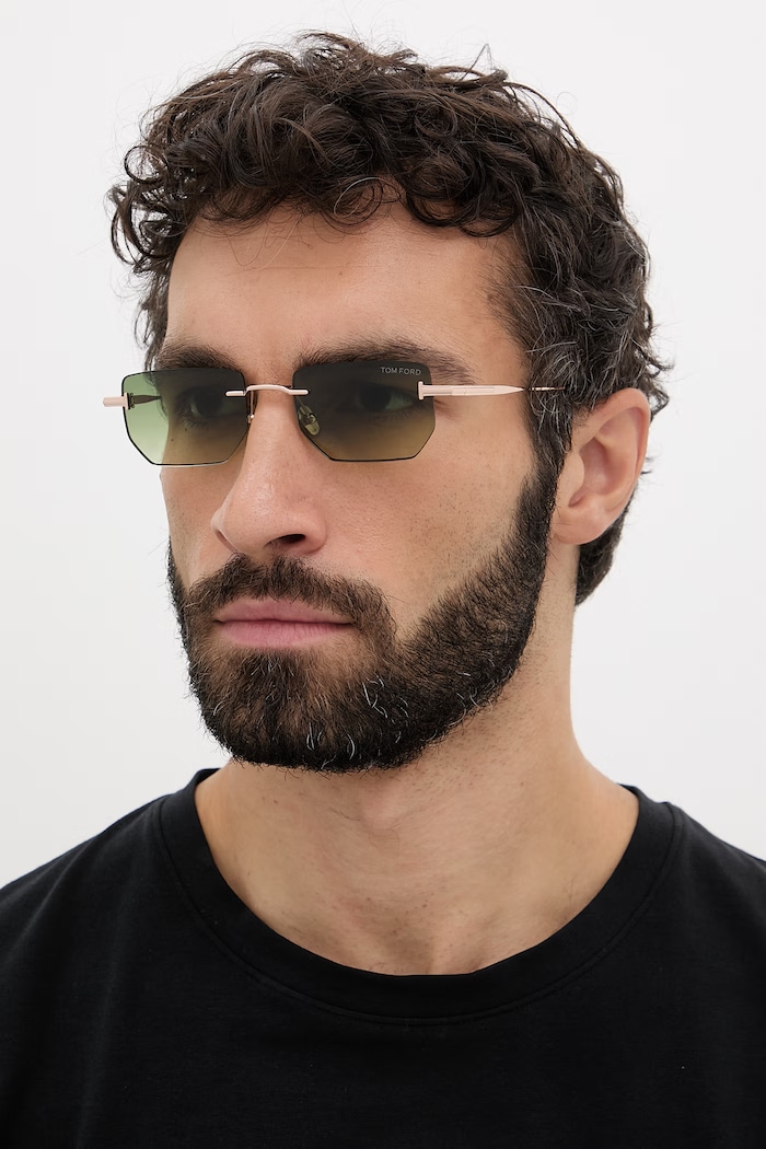 Слънчеви очила Tom Ford Ethan правоъгълна злато FT1355.5328P