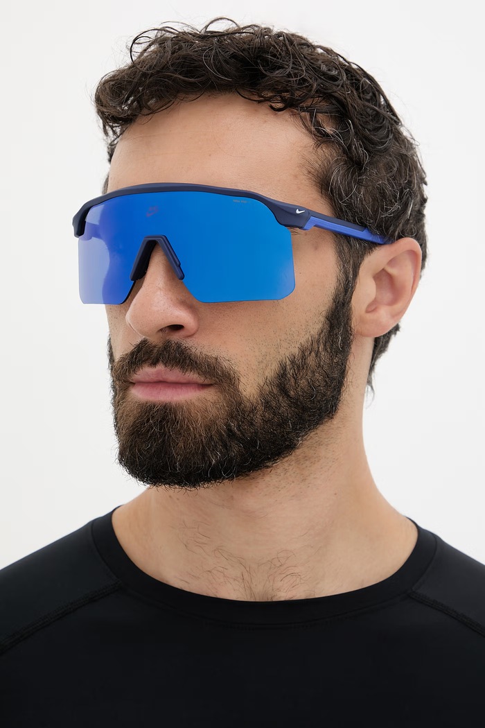 Nike sluneční brýle EXPEDITION SHIELD IU4705X námořnická modř AA00