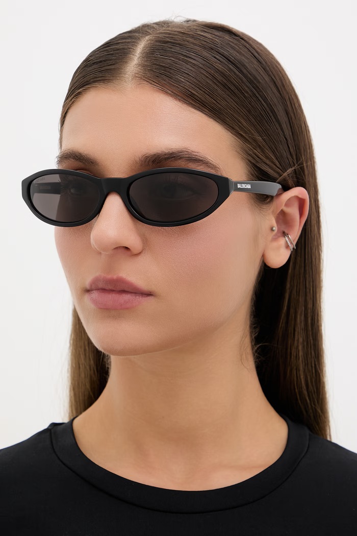 Balenciaga ochelari de soare BB0007S negru AA00