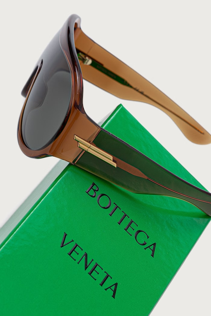 Akcesoria Bottega Veneta Okulary przeciwsłoneczne BV1345S brązowy