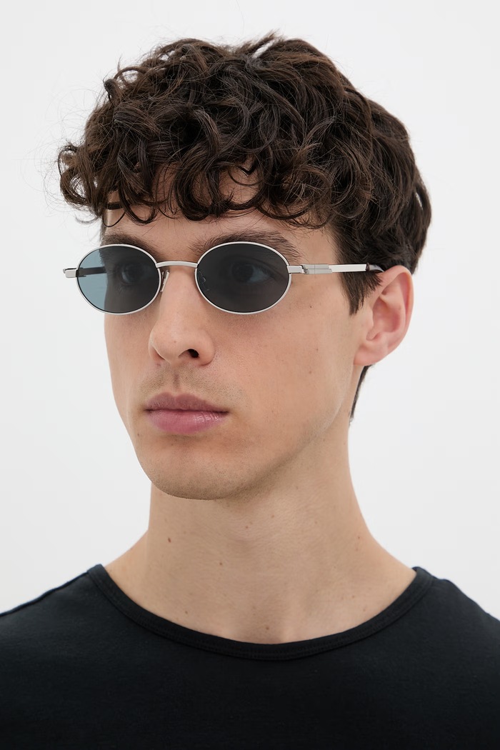 Bottega Veneta slnečné okuliare BV1470S strieborná AA00
