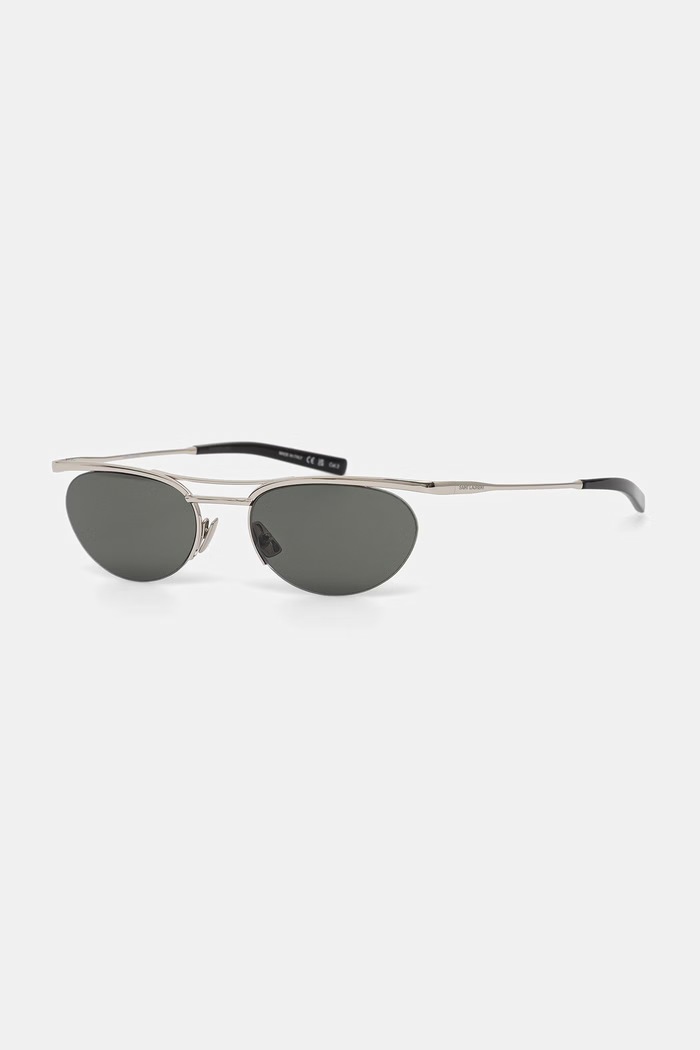 Saint Laurent Slnečné okuliare pilot strieborná SL.862