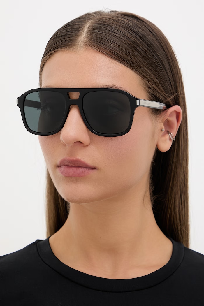 Doplnky Saint Laurent Slnečné okuliare pilot SL.881 čierna