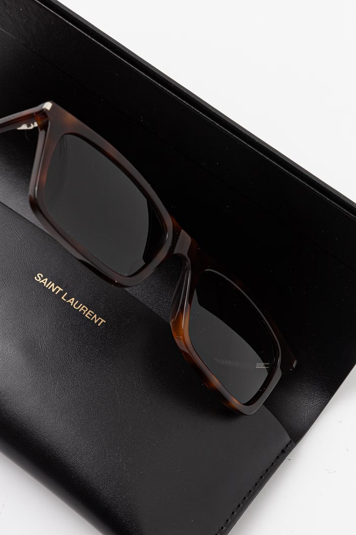 Saint Laurent slnečné okuliare SL.890.BETTY.THIN hnedá