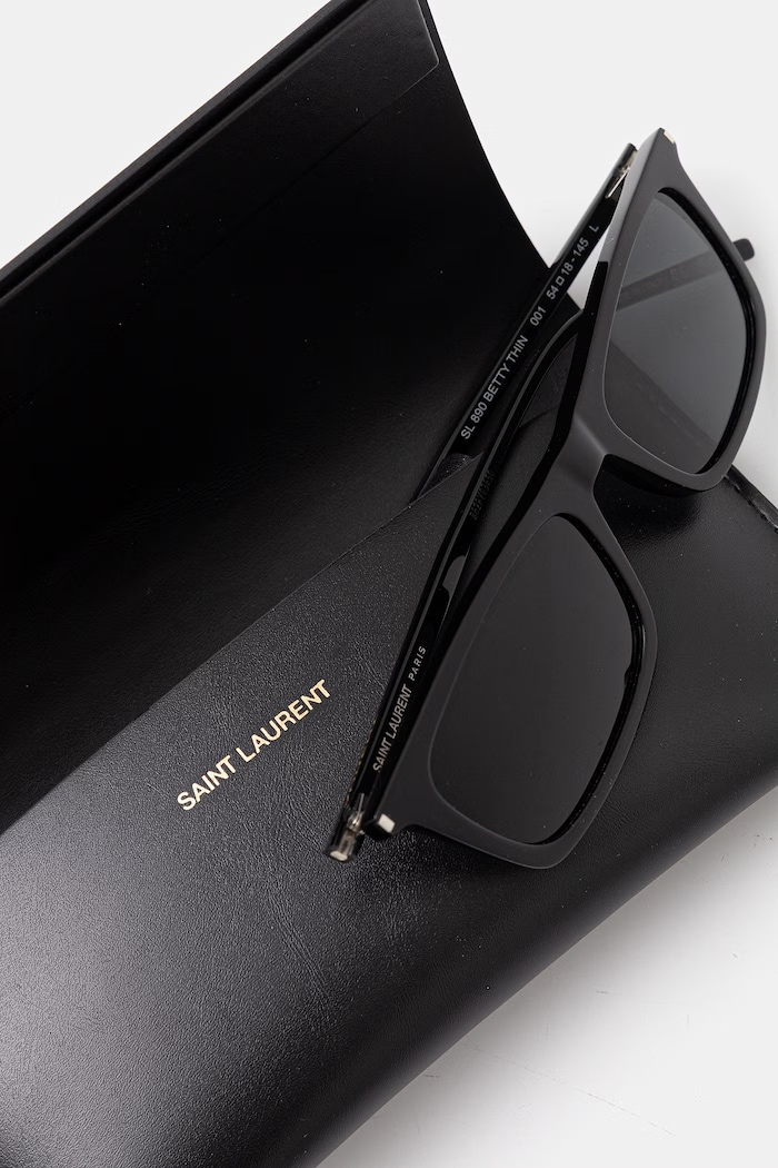 Saint Laurent slnečné okuliare SL.890.BETTY.THIN čierna