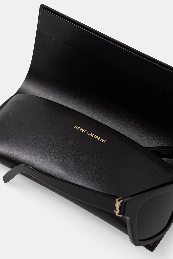 Saint Laurent ochelari de soare pătrați SL.M157 negru