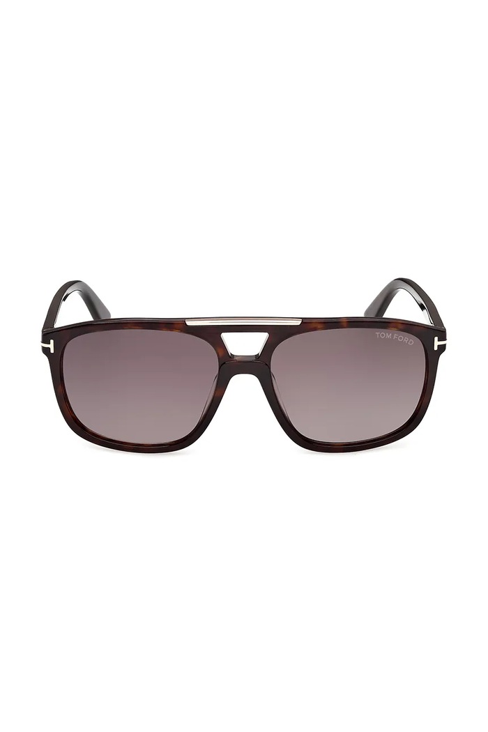 Tom Ford okulary przeciwsłoneczne pilotki Brianna brązowy FT1338.5852K