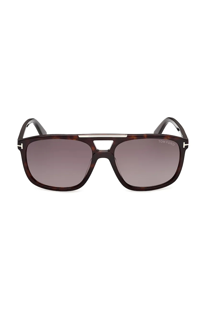 Tom Ford okulary przeciwsłoneczne pilotki Brianna brązowy FT1338.5852K
