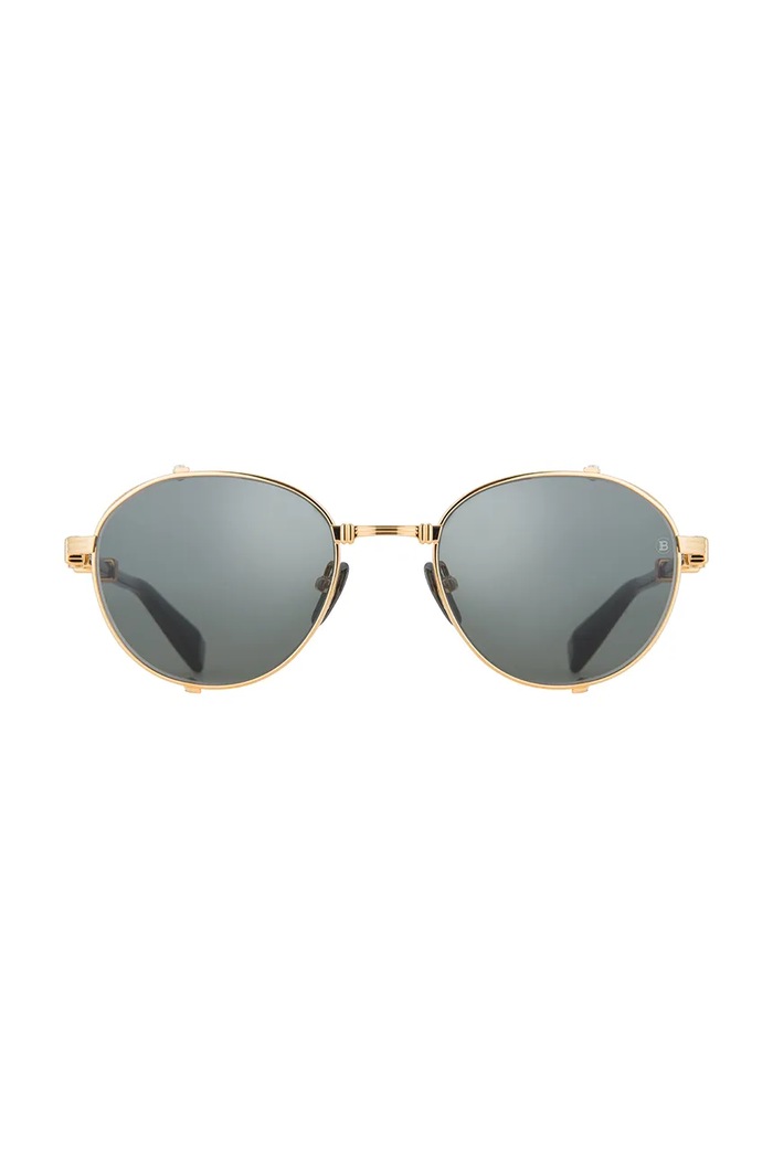 Balmain okrúhle slnečné okuliare BRIGADE - I BPS.110A čierna AA00
