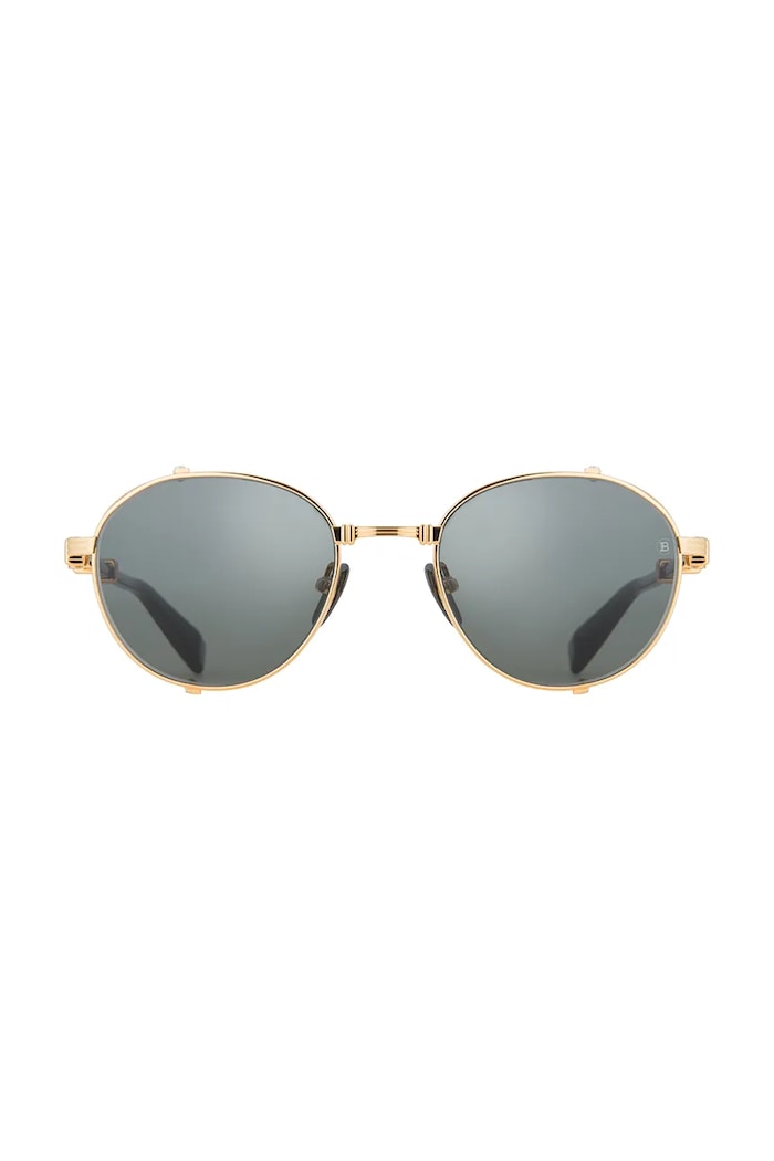 Balmain okrúhle slnečné okuliare BRIGADE - I BPS.110A čierna AA00