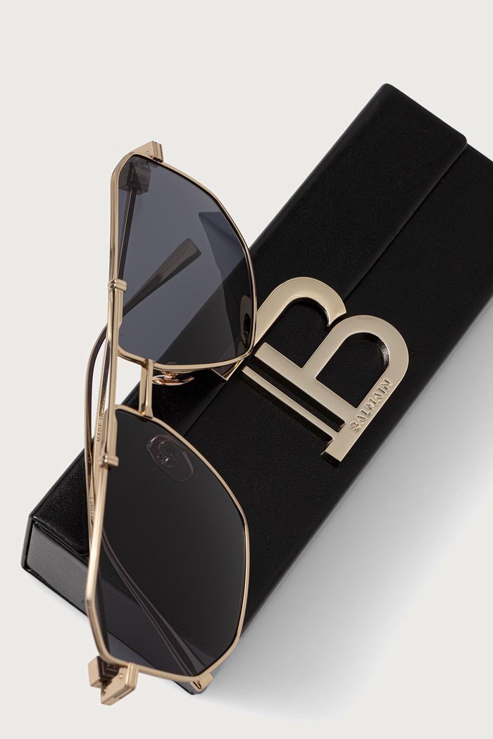 Akcesoria Balmain Okulary przeciwsłoneczne DEAN BPS.214A złoty