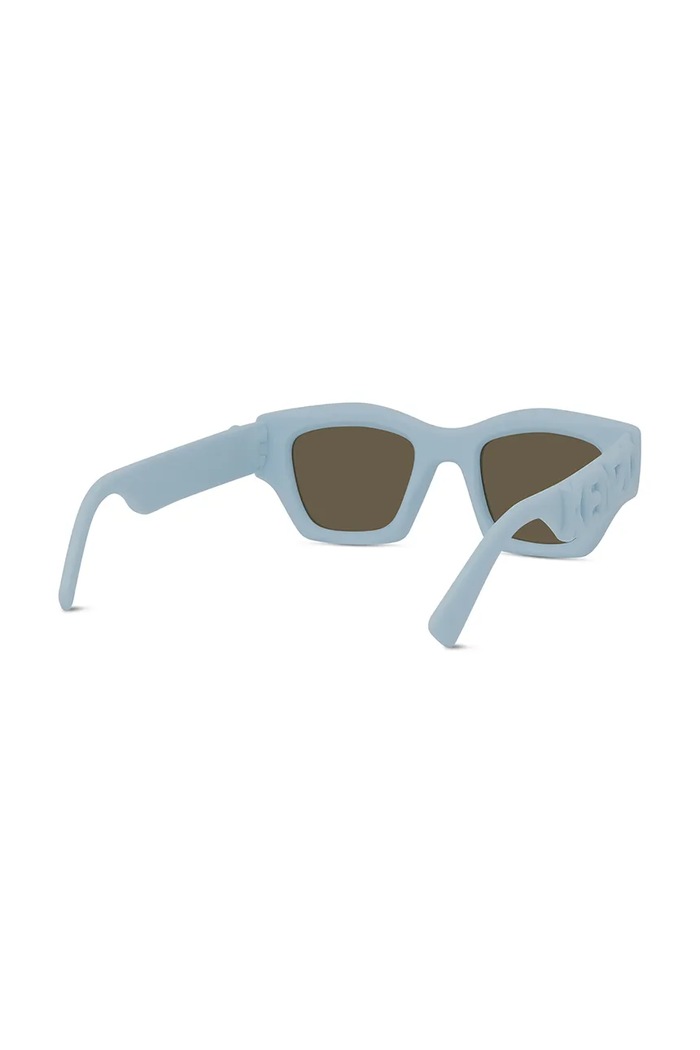 Kenzo okulary przeciwsłoneczne kwadratowe KZ40203I.4985E niebieski