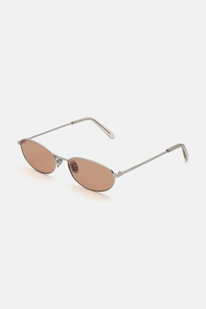 Retrosuperfuture Uovo okulary przeciwsłoneczne srebrny L6D.ISVV