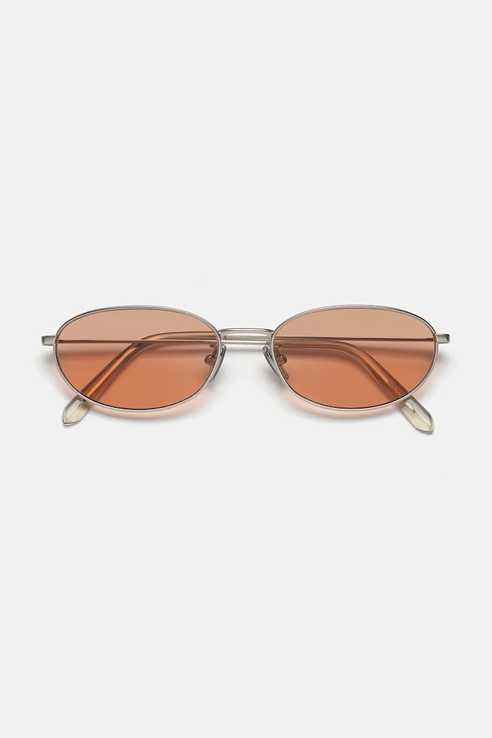 Retrosuperfuture Uovo okulary przeciwsłoneczne srebrny L6D.ISVV